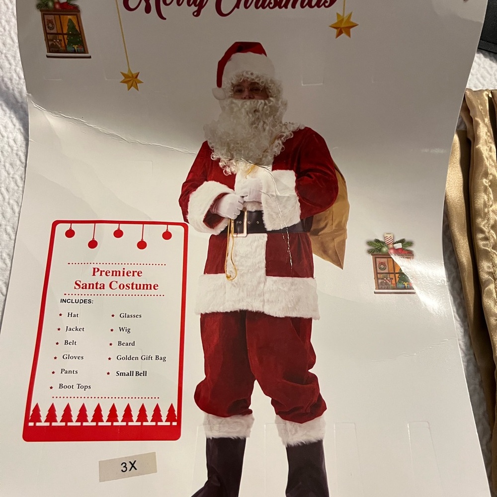Premiere Santa Costume with Accessories